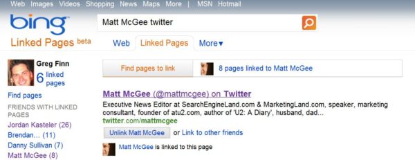 Linked Page MattMcGee