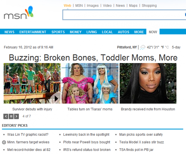 MSN Homepage