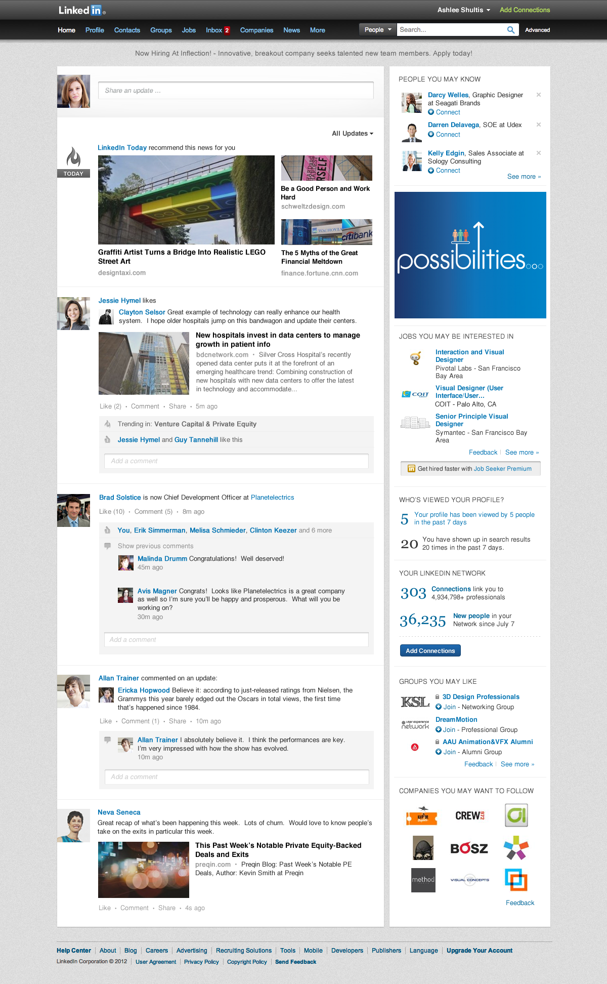 Simpler LinkedIn Homepage Rolling Out To The Masses