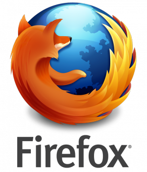Firefox Logo Wordmark Vertical
