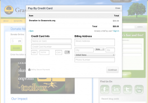 WePay Button Interface