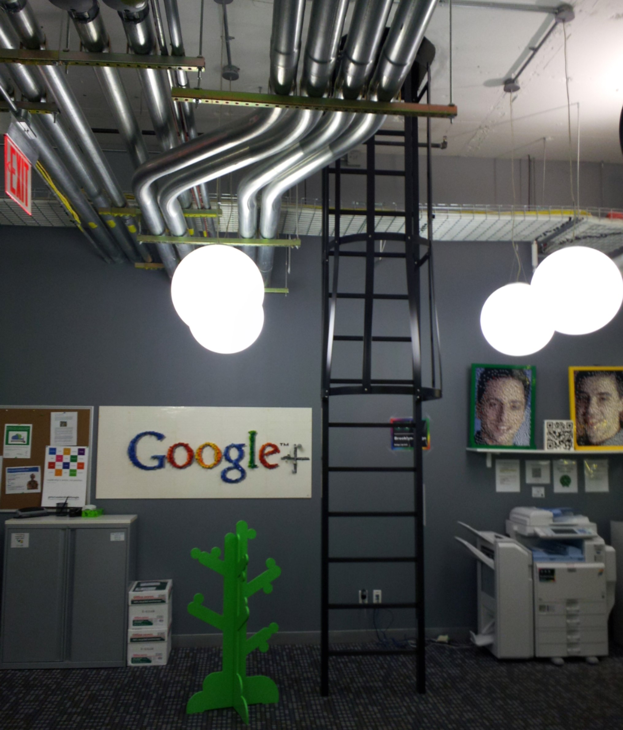 Photo Tour: Google's Surprise-Filled New York City Office, Including  Digital Bookshelf