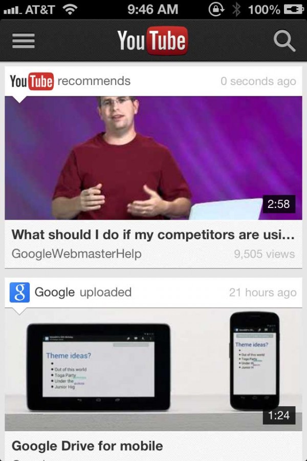 Youtube Ios Home Personal