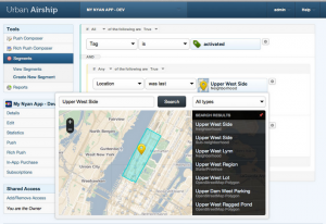 Urban Airship geofences