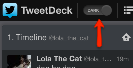 TweetDeck Dark