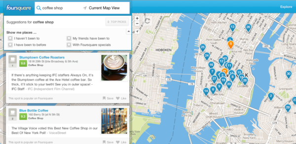 Foursquare Local Search