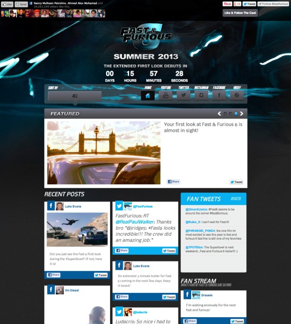 Fast & Furious 6 Movie | Official Site for the Fast & Furious 6 Film | In Theaters May 24, 2013