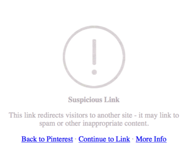 Pinterest-suspicious-link-warning-when-using-shortened-URL