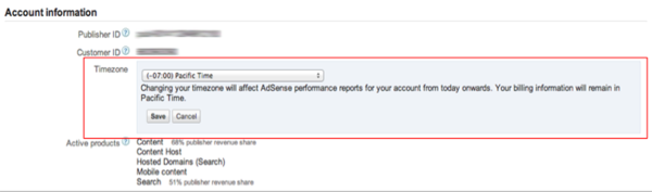 AdSense Timezone Reporting
