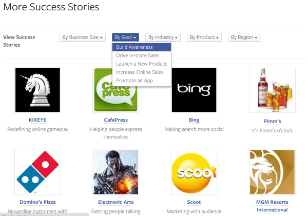 Success stories Facebook for Business