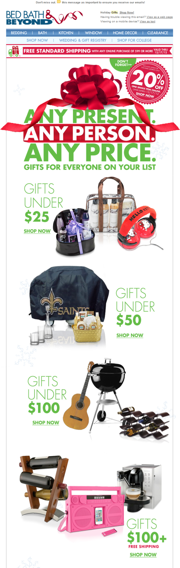 10 Holiday Gift Guide Ideas for Email