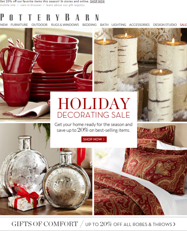 Pottery Barn - Parties