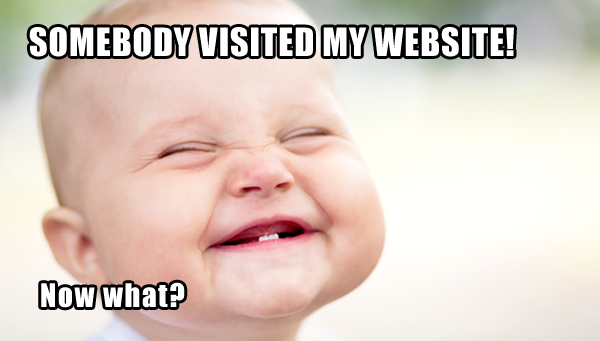 Somebody visited my website! Now what?