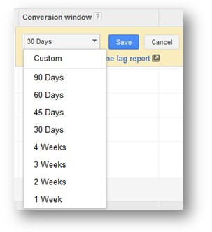 AdWords' Conversion Window