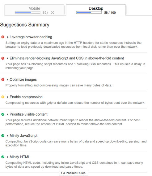 Google Analytics Speed Suggestions2