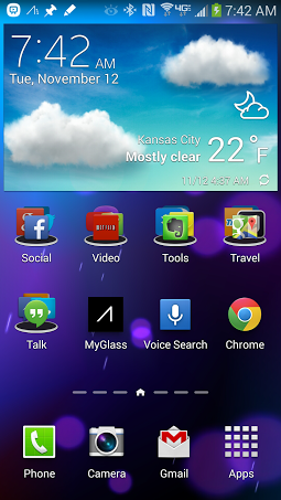 Robert Patterson phone home screen