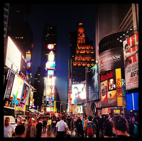New York City's Time Square was the 2nd most Instagrammed location of 2013.
