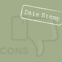 Pros and Cons of Date Stamping Your Content - Cons