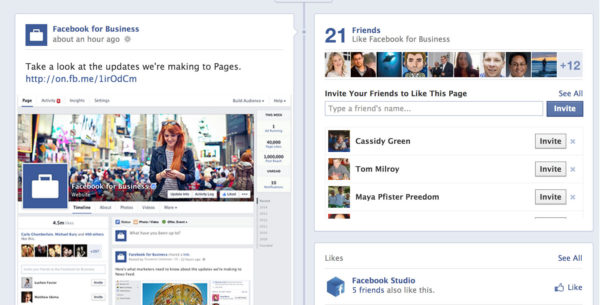 Facebook for Business now