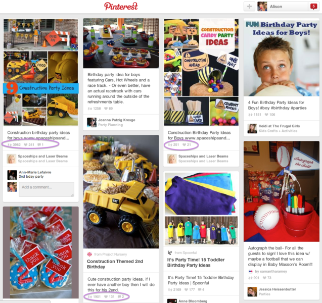 Pinterest Search Results Demonstrate Trends Party Ideas For Boys