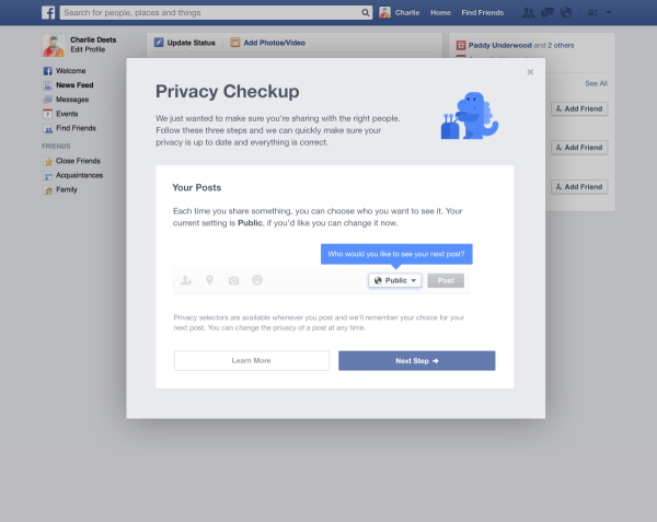 Privacy-Checkup