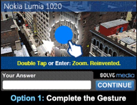 Mobile Friendly CAPTCHA Ad Validation 