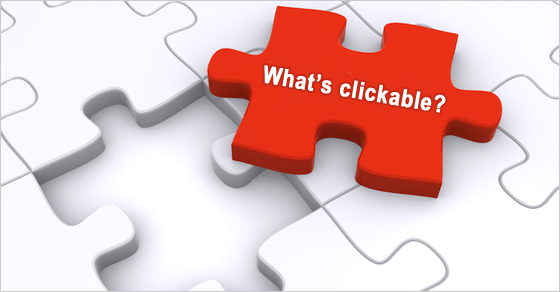 Learn what is clickable - image