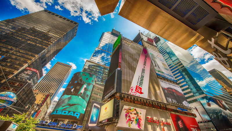 times square new york billboard advertising - Shutterstock used under license