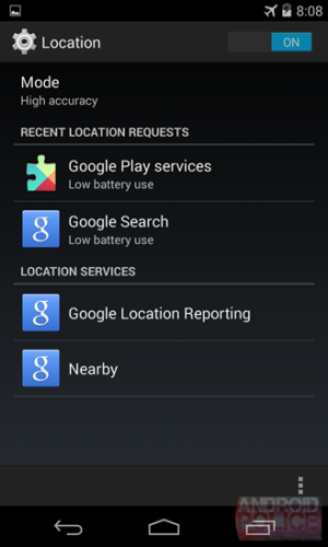 Google Android Nearby