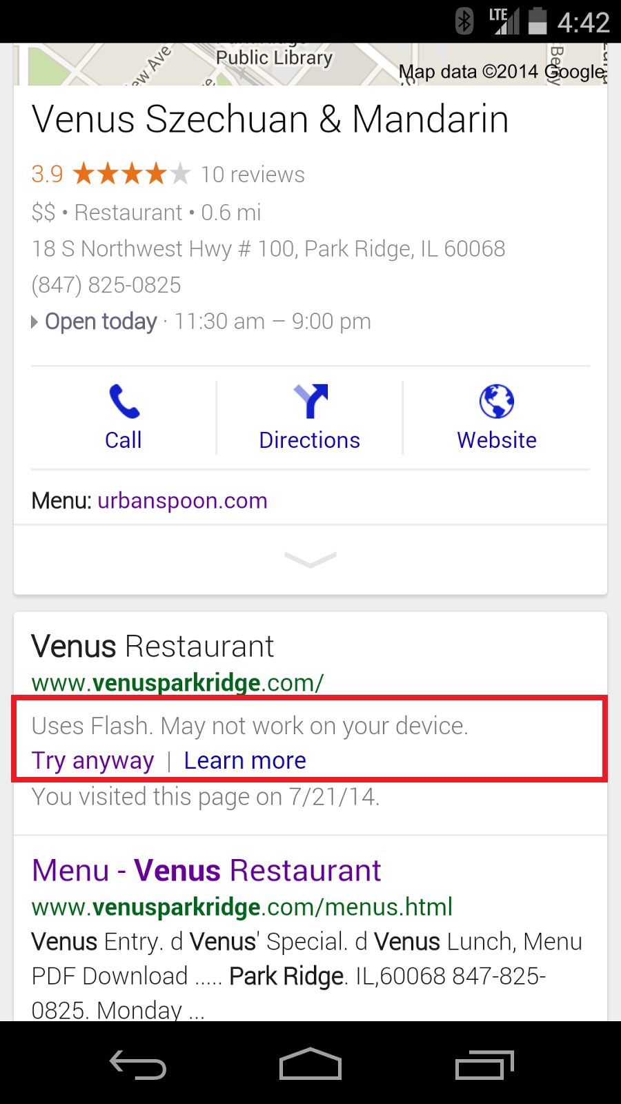 google-SERP-flash-warning