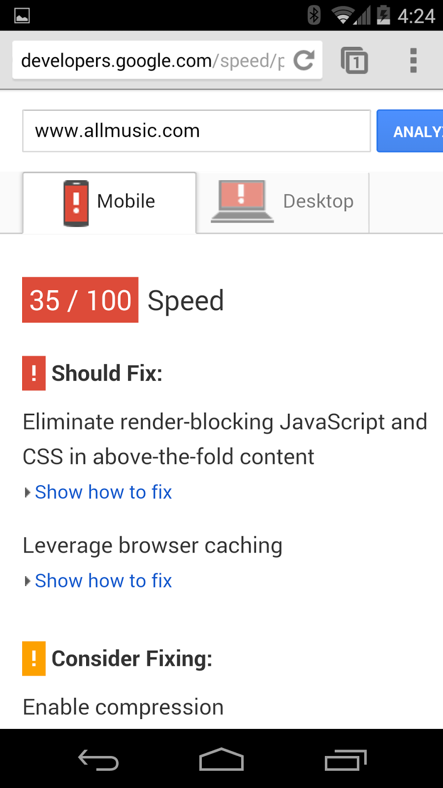 google-page-speed-insights
