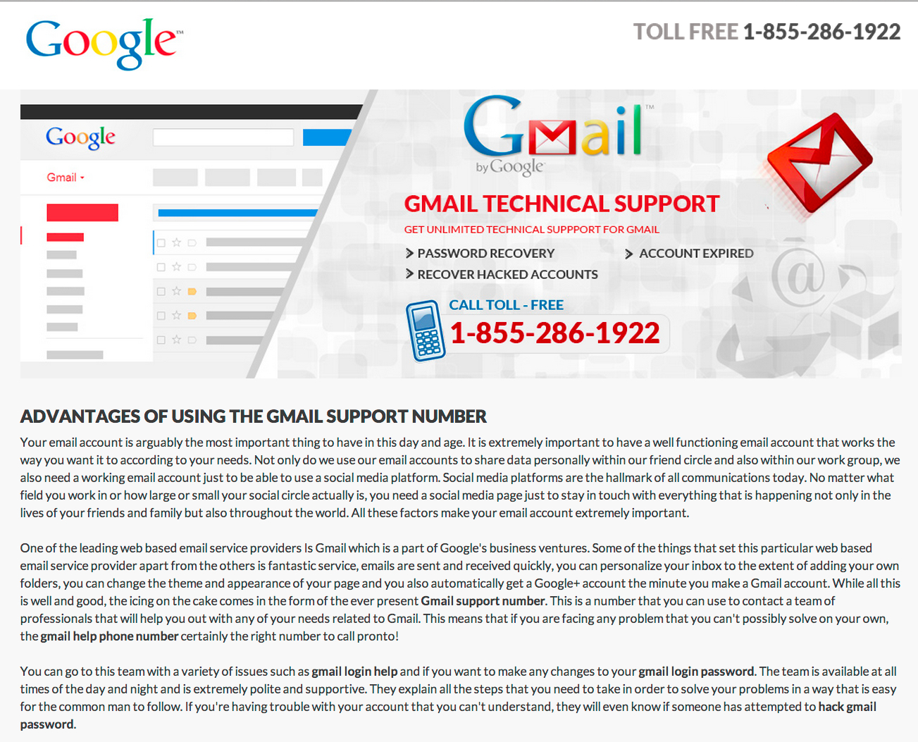 email id of gmail support