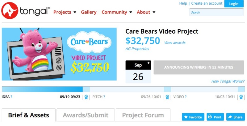 Tongal_Care_Bears_Video_Project_Brief