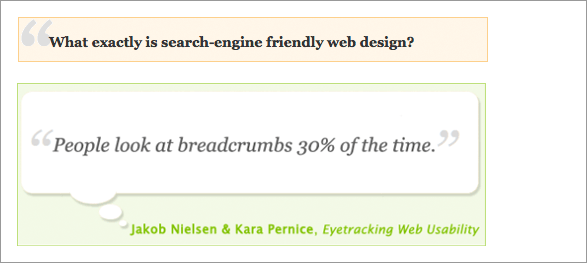 Blockquote and pull quote examples - image