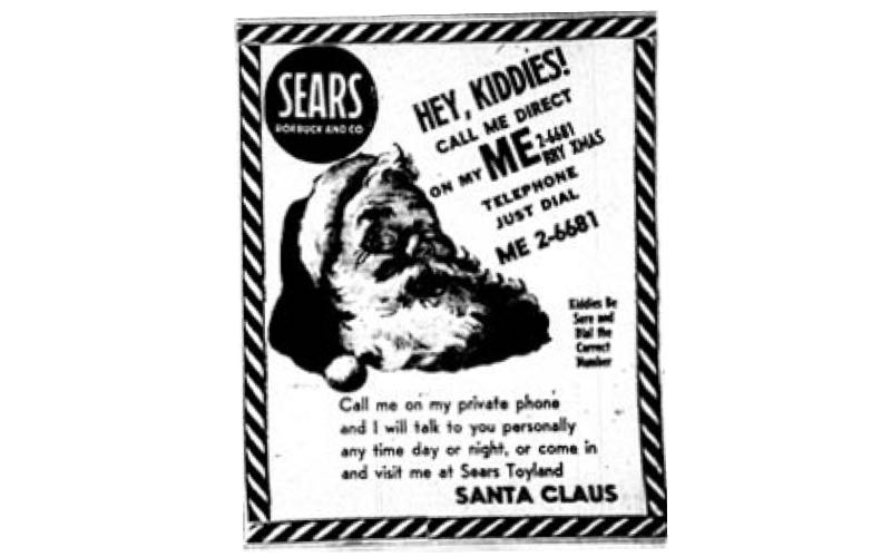 Norad Santa Original Ad1