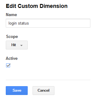 A "Hit" scoped Custom Dimension tracks if a visitor is logged in or not independently on any page.