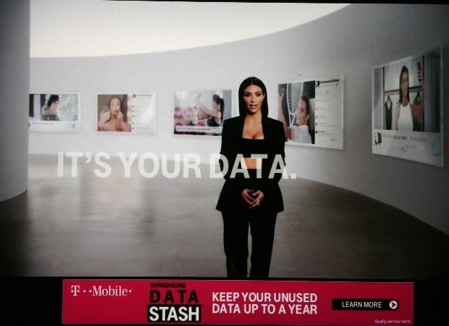 t-mobile kim kardashian super bowl live stream