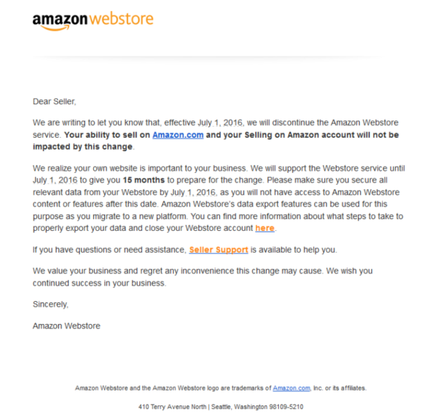 Amazon To Close Its Platform store In 2016