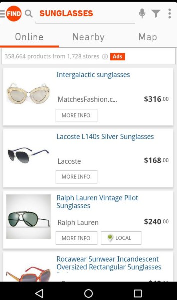 the find mobile app