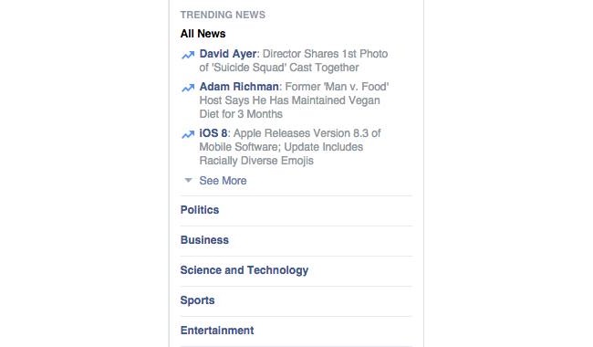 Facebook-Trending