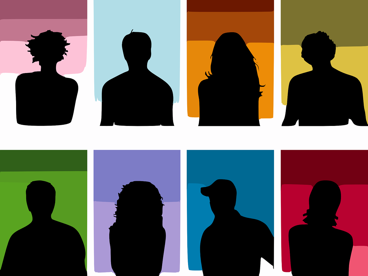 silhouettes- persona-based content marketing