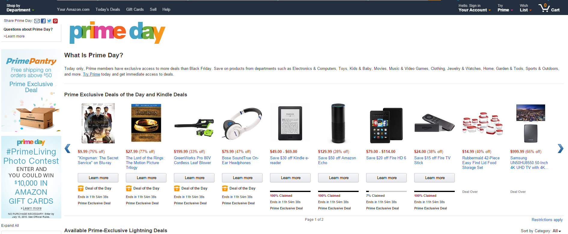 Prime Day quickly turns into #PrimeDayFail