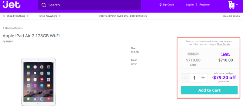 jet.com price compare with amazon