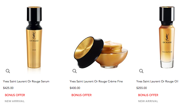 YSL search on Bloomingdales