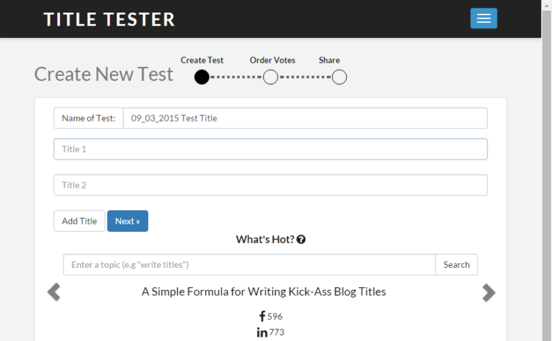 using TitleTester to write meta titles