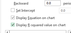 How to display the R-squared value to see how good our line fits.