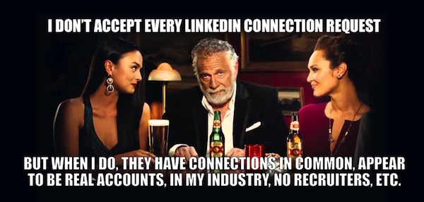 linkedin request meme