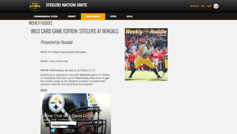 Steelers Nation Unite Hangouts & Fan Clubs