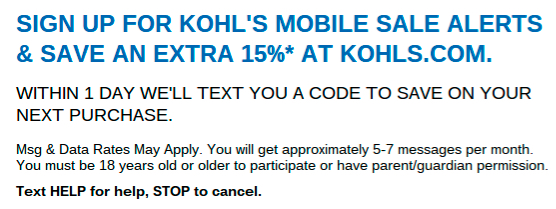 kohls-sms