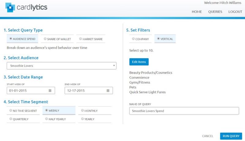 Cardlytics Gateway Query